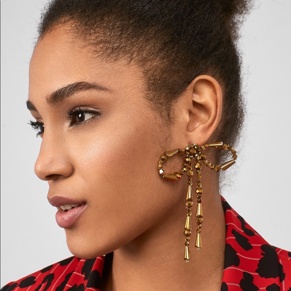 Bauble Bar nicolette bow earrings